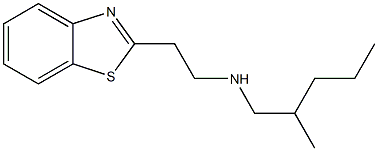 [2-(1,3-benzothiazol-2-yl)ethyl](2-methylpentyl)amine Struktur