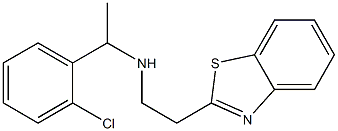 [2-(1,3-benzothiazol-2-yl)ethyl][1-(2-chlorophenyl)ethyl]amine Struktur