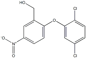 [2-(2,5-dichlorophenoxy)-5-nitrophenyl]methanol Struktur