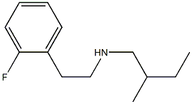 [2-(2-fluorophenyl)ethyl](2-methylbutyl)amine Struktur