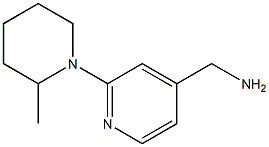 [2-(2-methylpiperidin-1-yl)pyridin-4-yl]methylamine Struktur