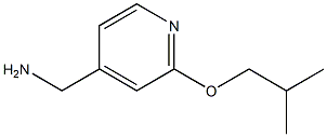 [2-(2-methylpropoxy)pyridin-4-yl]methanamine Struktur