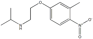 [2-(3-methyl-4-nitrophenoxy)ethyl](propan-2-yl)amine Struktur