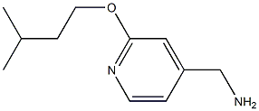 [2-(3-methylbutoxy)pyridin-4-yl]methanamine Struktur