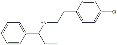 [2-(4-chlorophenyl)ethyl](1-phenylpropyl)amine Struktur