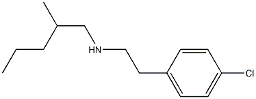 [2-(4-chlorophenyl)ethyl](2-methylpentyl)amine Struktur