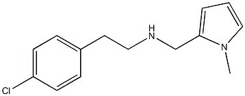 [2-(4-chlorophenyl)ethyl][(1-methyl-1H-pyrrol-2-yl)methyl]amine Struktur