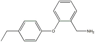 [2-(4-ethylphenoxy)phenyl]methanamine Struktur