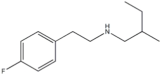 [2-(4-fluorophenyl)ethyl](2-methylbutyl)amine Struktur