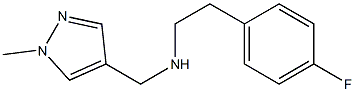 [2-(4-fluorophenyl)ethyl][(1-methyl-1H-pyrazol-4-yl)methyl]amine Struktur