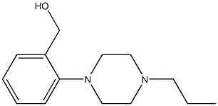 [2-(4-propylpiperazin-1-yl)phenyl]methanol Struktur