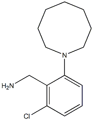 [2-(azocan-1-yl)-6-chlorophenyl]methanamine Struktur