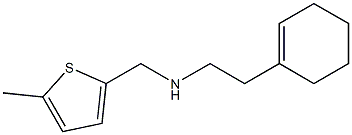 [2-(cyclohex-1-en-1-yl)ethyl][(5-methylthiophen-2-yl)methyl]amine Struktur