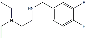 [2-(diethylamino)ethyl][(3,4-difluorophenyl)methyl]amine Struktur