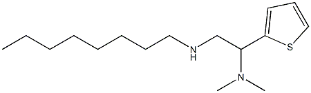 [2-(dimethylamino)-2-(thiophen-2-yl)ethyl](octyl)amine Struktur