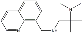 [2-(dimethylamino)-2-methylpropyl](quinolin-8-ylmethyl)amine Struktur