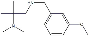 [2-(dimethylamino)-2-methylpropyl][(3-methoxyphenyl)methyl]amine Struktur