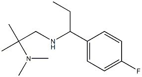 [2-(dimethylamino)-2-methylpropyl][1-(4-fluorophenyl)propyl]amine Struktur