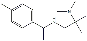 [2-(dimethylamino)-2-methylpropyl][1-(4-methylphenyl)ethyl]amine Struktur