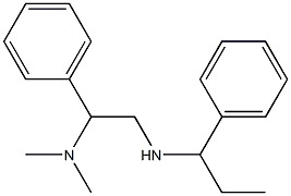 [2-(dimethylamino)-2-phenylethyl](1-phenylpropyl)amine Struktur