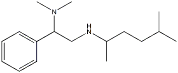 [2-(dimethylamino)-2-phenylethyl](5-methylhexan-2-yl)amine Struktur