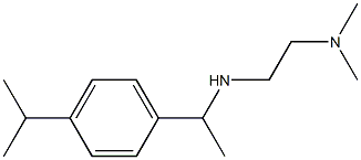 [2-(dimethylamino)ethyl]({1-[4-(propan-2-yl)phenyl]ethyl})amine Struktur