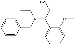 [2-amino-1-(2-methoxyphenyl)ethyl](benzyl)ethylamine Struktur