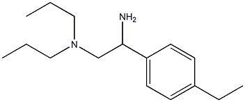 [2-amino-2-(4-ethylphenyl)ethyl]dipropylamine Struktur