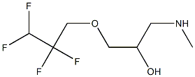 [2-hydroxy-3-(2,2,3,3-tetrafluoropropoxy)propyl](methyl)amine Struktur