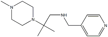 [2-methyl-2-(4-methylpiperazin-1-yl)propyl](pyridin-4-ylmethyl)amine Struktur