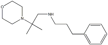 [2-methyl-2-(morpholin-4-yl)propyl](3-phenylpropyl)amine Struktur