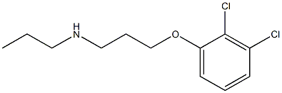 [3-(2,3-dichlorophenoxy)propyl](propyl)amine Struktur