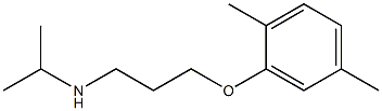 [3-(2,5-dimethylphenoxy)propyl](propan-2-yl)amine Struktur