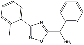 [3-(2-methylphenyl)-1,2,4-oxadiazol-5-yl](phenyl)methanamine Struktur