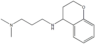 [3-(3,4-dihydro-2H-1-benzopyran-4-ylamino)propyl]dimethylamine Struktur