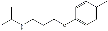 [3-(4-methylphenoxy)propyl](propan-2-yl)amine Struktur