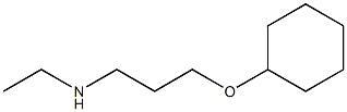 [3-(cyclohexyloxy)propyl](ethyl)amine Struktur