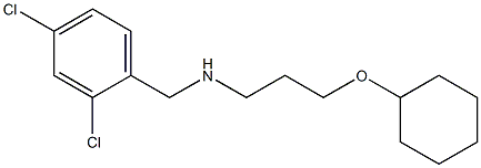 [3-(cyclohexyloxy)propyl][(2,4-dichlorophenyl)methyl]amine Struktur