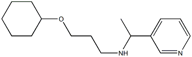 [3-(cyclohexyloxy)propyl][1-(pyridin-3-yl)ethyl]amine Struktur