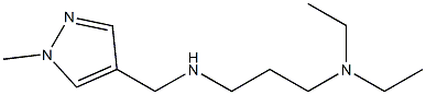 [3-(diethylamino)propyl][(1-methyl-1H-pyrazol-4-yl)methyl]amine Struktur