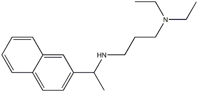 [3-(diethylamino)propyl][1-(naphthalen-2-yl)ethyl]amine Struktur