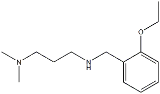 [3-(dimethylamino)propyl][(2-ethoxyphenyl)methyl]amine Struktur