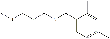 [3-(dimethylamino)propyl][1-(2,4-dimethylphenyl)ethyl]amine Struktur