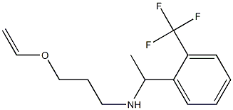 [3-(ethenyloxy)propyl]({1-[2-(trifluoromethyl)phenyl]ethyl})amine Struktur