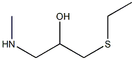 [3-(ethylsulfanyl)-2-hydroxypropyl](methyl)amine Struktur