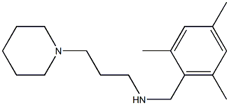 [3-(piperidin-1-yl)propyl][(2,4,6-trimethylphenyl)methyl]amine Struktur