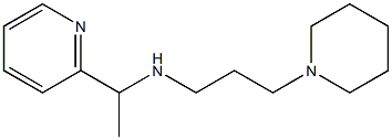 [3-(piperidin-1-yl)propyl][1-(pyridin-2-yl)ethyl]amine Struktur