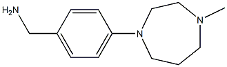 [4-(4-methyl-1,4-diazepan-1-yl)phenyl]methanamine Struktur