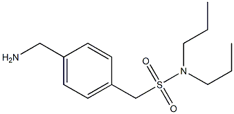 [4-(aminomethyl)phenyl]-N,N-dipropylmethanesulfonamide Struktur