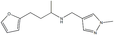 [4-(furan-2-yl)butan-2-yl][(1-methyl-1H-pyrazol-4-yl)methyl]amine Struktur